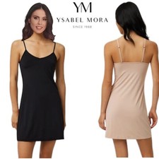 Sottoveste donna spalla stretta elasticizzata mini abito microfibra YSABEL MORA