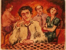 MIMMO ANDRIUOLI olio Su Tela