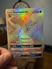 Carta Charizard GX Rainbow