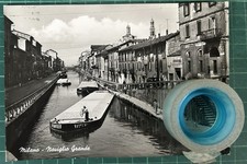 Rara Cartolina Milano-Naviglio Grande del 1961
