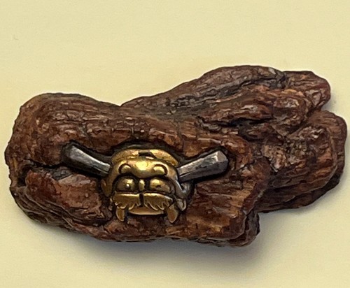 Netsuke écorce brute avec - netsuke, en