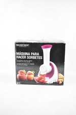 Sorbettiera Silver Crest NUOVA Bianca Rosa 200w