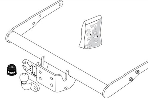 Brink gancio traino 426900 - di,