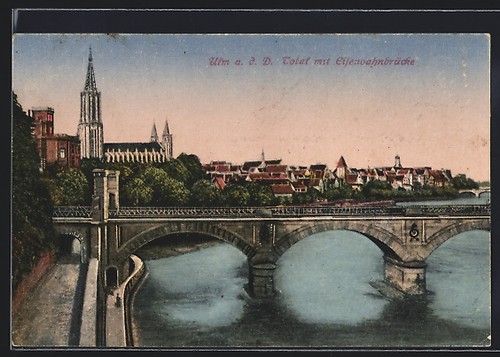 Ulm veduta totale con - veduta,