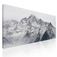 Quadro Montagne Cime Nebbiose