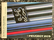 PEUGEOT 205 Libretto Uso e