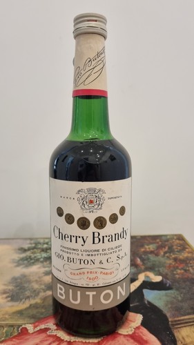 Cherry brandy buton vintage - cherry,