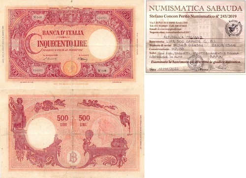 Repubblica 500 lire - 500,