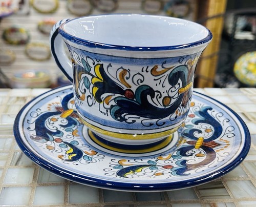 Deruta pottery large cup - cup, +
