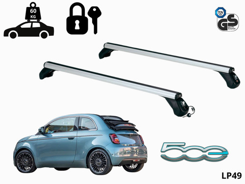 Barre portatutto per fiat 500e - barre,