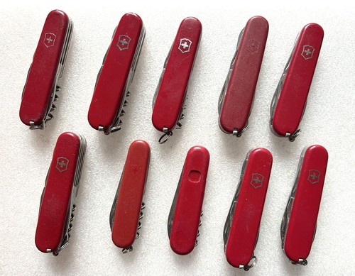Lotto victorinox red 91mm - 10,