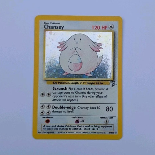 Pokémon chansey 130 - chansey, holo