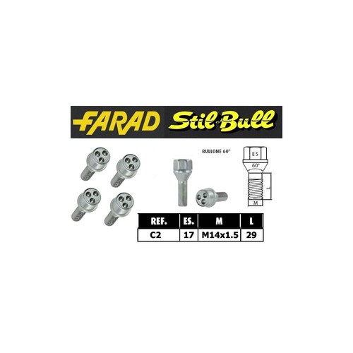 Farad stil bull bulloni - farad,
