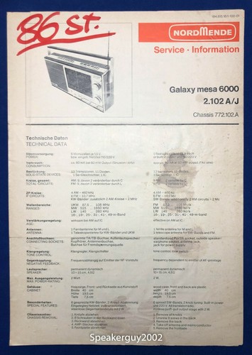 Nordmende manuale informazioni - nordmende,