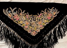 Antico Scialle Sardo Di Oliena