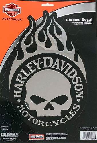 Harley davidson flaming willie - flaming,