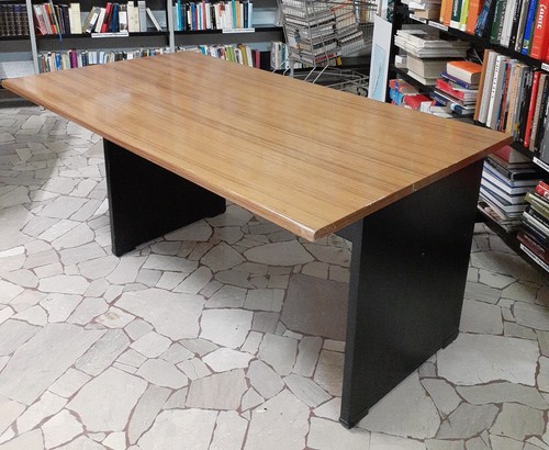 Scrivania grande legno con - legno,