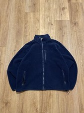 Giacca pile pesante ricamata