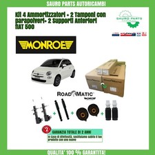 KIT 4 AMMORTIZZATORI MONROE + TAMPONI + SUPPORTI FIAT CINQUECENTO 500 (312)