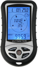 8 in 1: LCD Digitale, Compasso, Altimetro, Barometro, Termometro, Temperatura, O