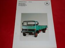MERCEDES LP 709 carro pianale depliant depliant folleto del 1982