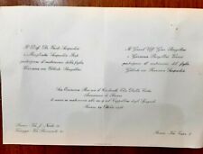 FIRENZE,  PARTECIPAZIONI A NOZZE DI GILBERTO BARGELLINI E FRANCESCA...