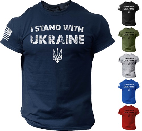Maglietta stand with ukraine - with,
