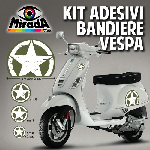 Kit adesivi stickers vespa - vespa, us