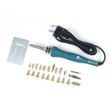 Pirografo A Temperatura Regolabile Comprende 22 Punte E Un Supporto