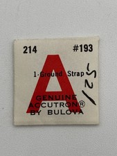 Accutron Bulova 214 Ground