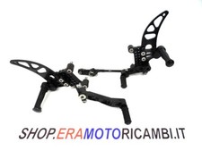 PEDANE ANTERIORI GUIDA ARRETTRATE REGOLABILI COMPLETE DUCATI 1198 Superbike 2010