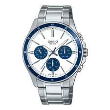 CASIO MTP-1374D-7A2VDF OROLOGIO UOMO ACCIAIO MULTIFUNZIONE 42mm SOTTOCOSTO