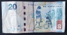 Hong kong banconota - banconota, 20