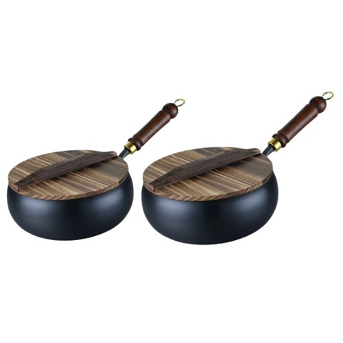 Ferro wok cinese pentola con - ferro,, cinese,