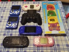 lotto 8 console portatili lcd videogiochi tanti giochi classici LEGGERE BENE !!
