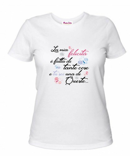Shirt donna bianca scritta - donna,