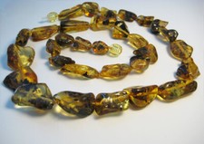 Collana elegante vera ambra