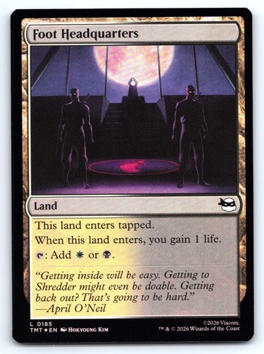 Mtg foot headquarters foil - mtg,