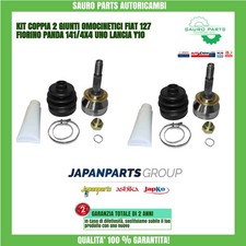 2 KIT GIUNTI OMOCINETICI DX - SX + GRASSO E FASCETTE PER FIAT PANDA 1°SERIE 141A