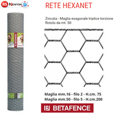 RETE ZINCATA Maglia Esagonale