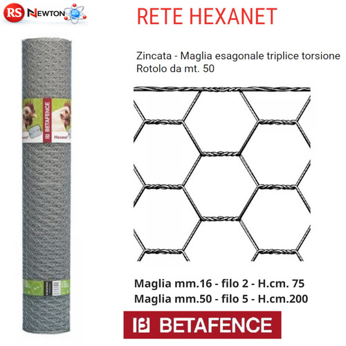 Rete zincata maglia esagonale - rete,