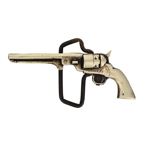 Fibbia cintura vintage ottone
