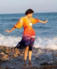 Abito Lingua Franca Psili Amos $750 colore SUNSET ADATTO S/M