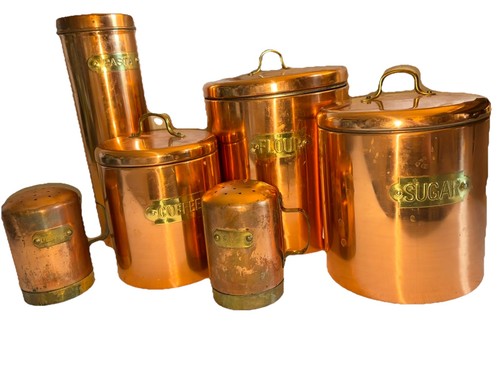 Set barattoli rame - 6,