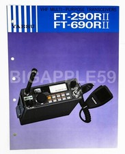 Volantino / Brochure per ricetrasmettitore radioamatoriale VHF Yaesu FT-290RII e FT-690RII