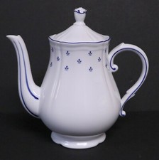 RICHARD GINORI ANTICO DOCCIA BLU ROYAL PICCOLA CAFFETTIERA TÈ ALTA 5" 