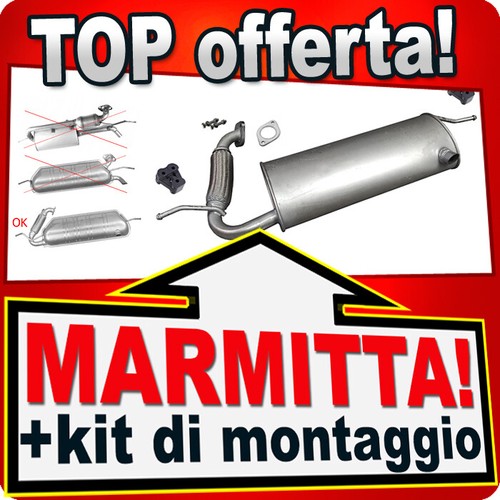 Silenziatore posteriore per - silenziatore,