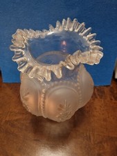 antico paralume della nonna merlettato vetro originale Ricambi