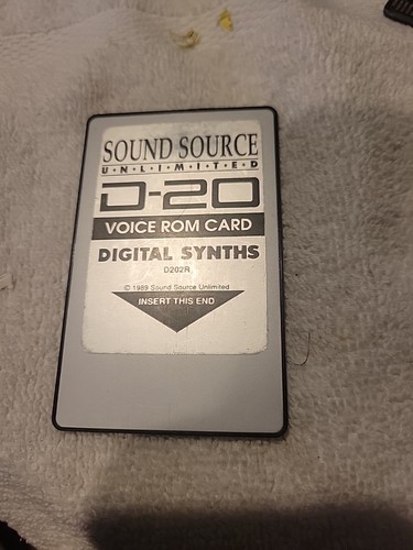 Sound source roland 20 - source,