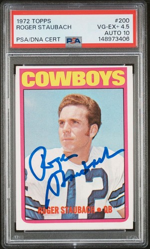 1972 topps roger staubach - topps,